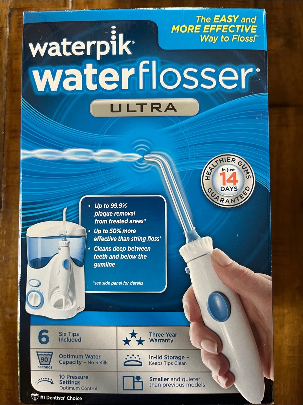 Waterpik Waterflosser Ultra - Blue and White